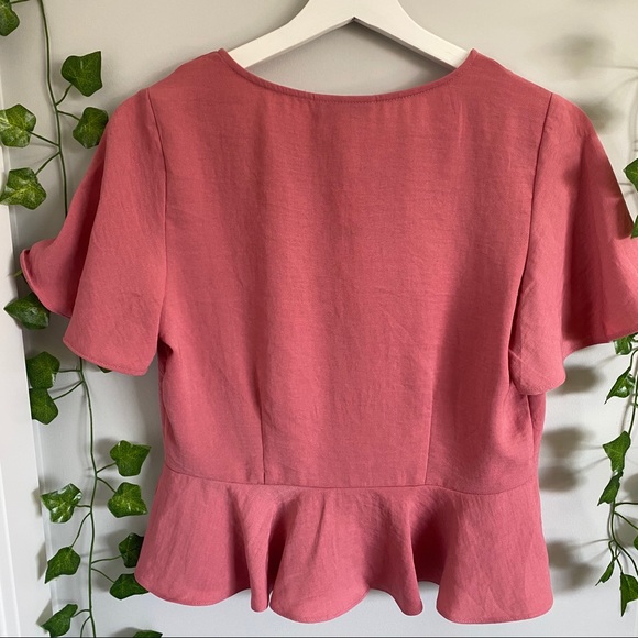 Topshop button down peplum top - Picture 2 of 3